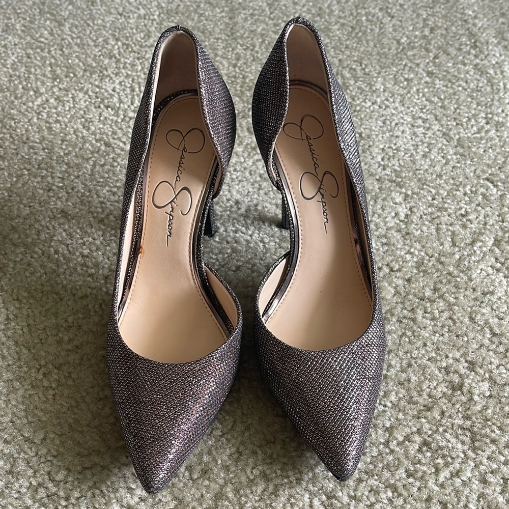 Jessica Simpson cute and dressy sparkly shoes